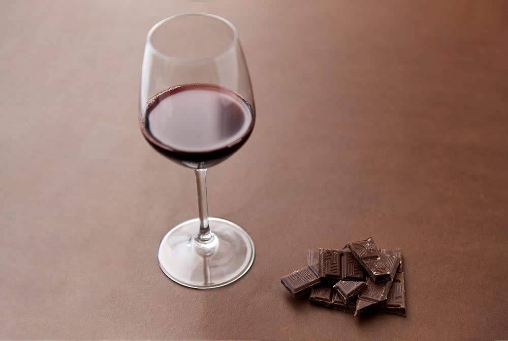 El Chocolate y el Vino Tinto